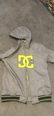 DC spectrum snowboard jacket xl gray yellow