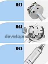 1pcs QFH Hot Cross Hatch Adhesion Tester Instruction Cross-Cut Tester 3 Blades #