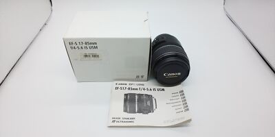 Canon EF lens EF-S17-85 mm F4-5.6 IS USM Digital zoom lens