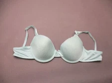 34C MAMIA Womens Polka Dot Lined Underwire Back Closure Adjustable Demi Bra 2H