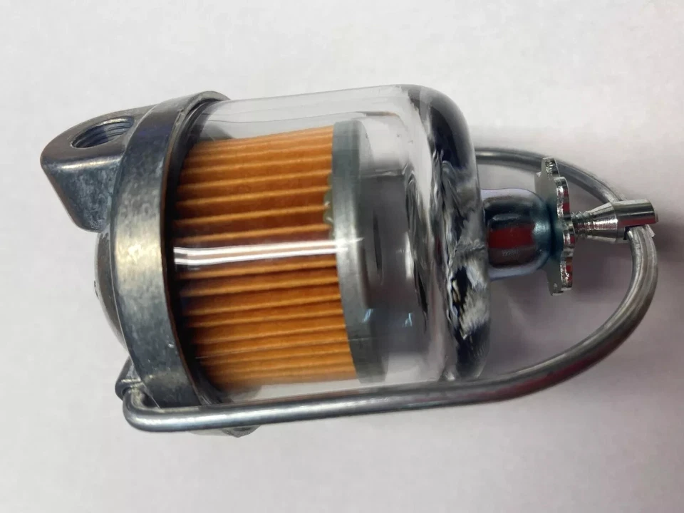 Filtro de combustible para tazón estilo vidrio Dodge Plymouth DeSoto Chrysler 1928-1962. Foto 3 de 4