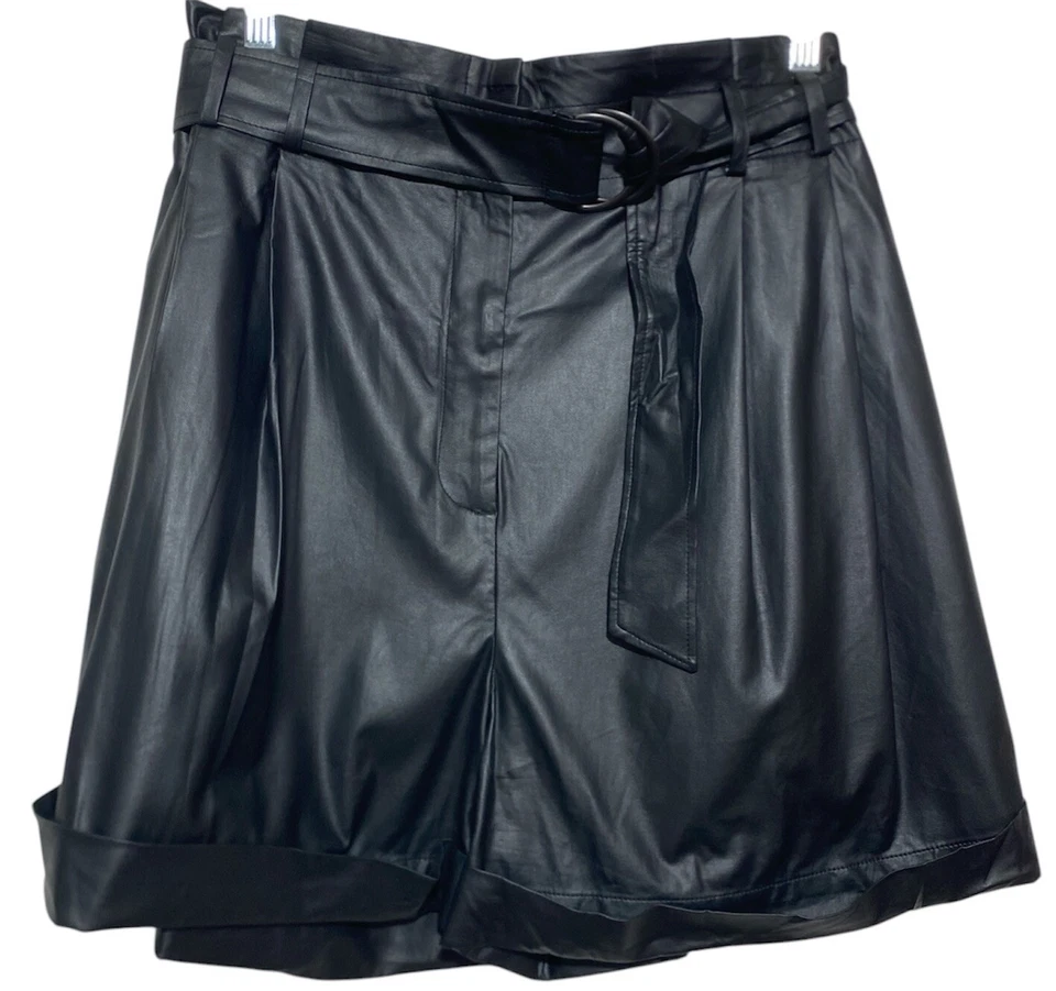 Elizabeth And James Elegante Niña Imitación Cuero Bolsa de Papel Pantalones Cortos Talla 20W Foto 3 de 4