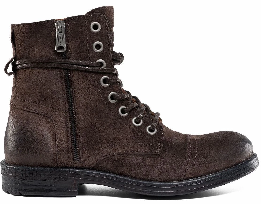 Replay Pack Suede Dark Brown Mens Suede Army Ankle Boots eBay