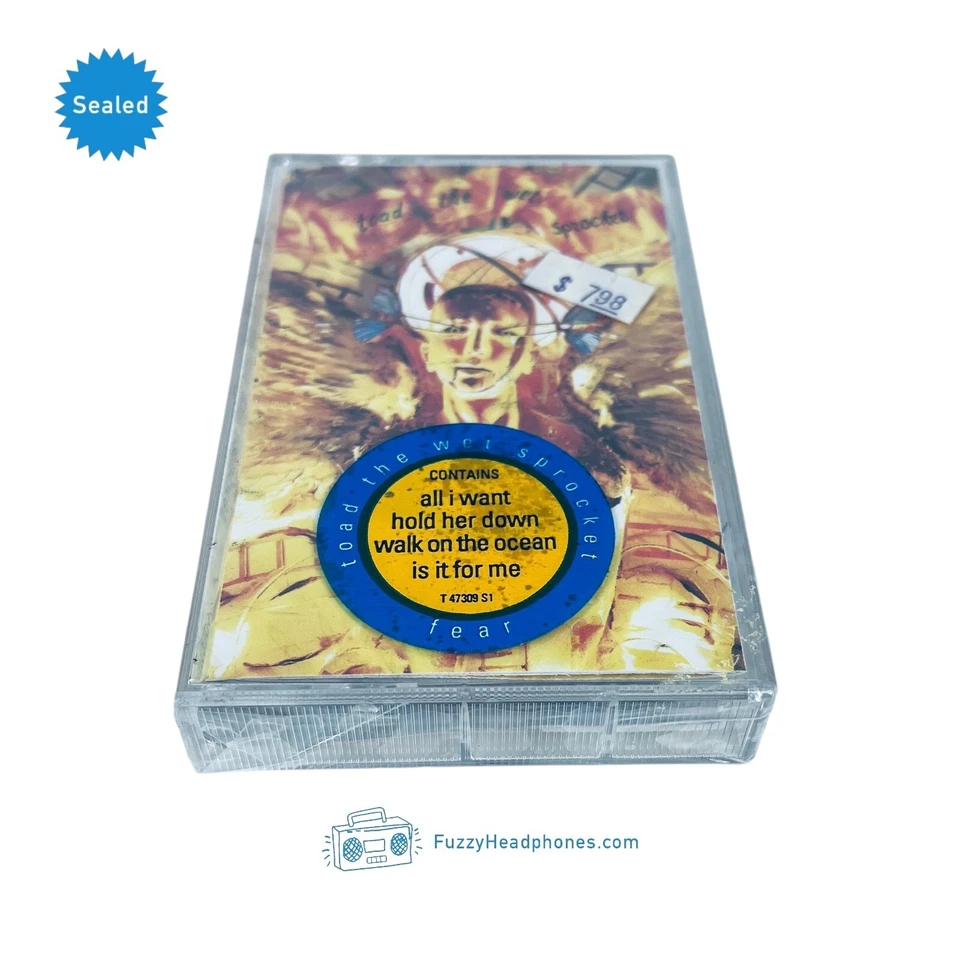 Toad The Wet Sprocket – Fear Cassette Tape (1991) w/ Hype Sticker, US 1st SEALED - Image 4 of 4