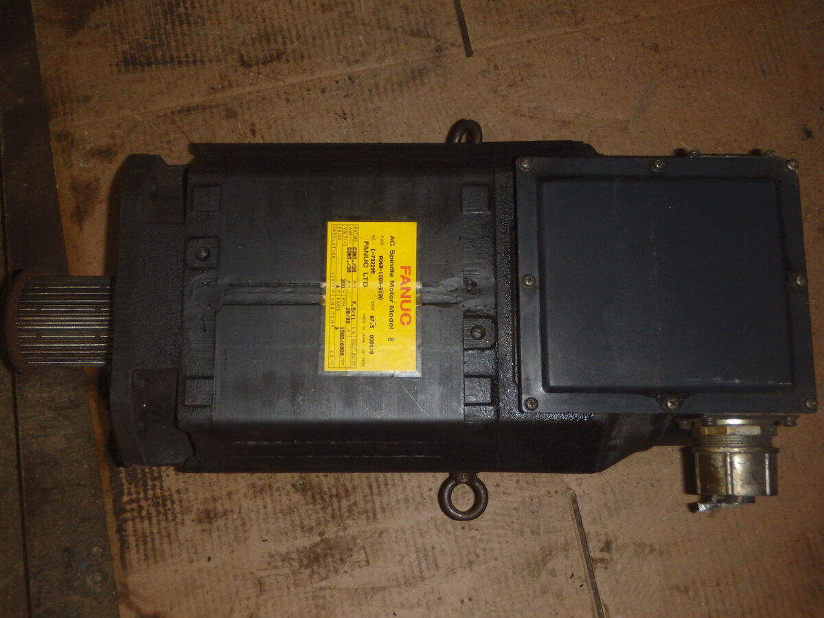 Fanuc AC Spindle Motor 8 _ A06B-1008-B100 _ A06B1008B100 _ Fanuc AC Spindle Motor 8 _ A06B-1008-B100 _ A06B1008B100 _