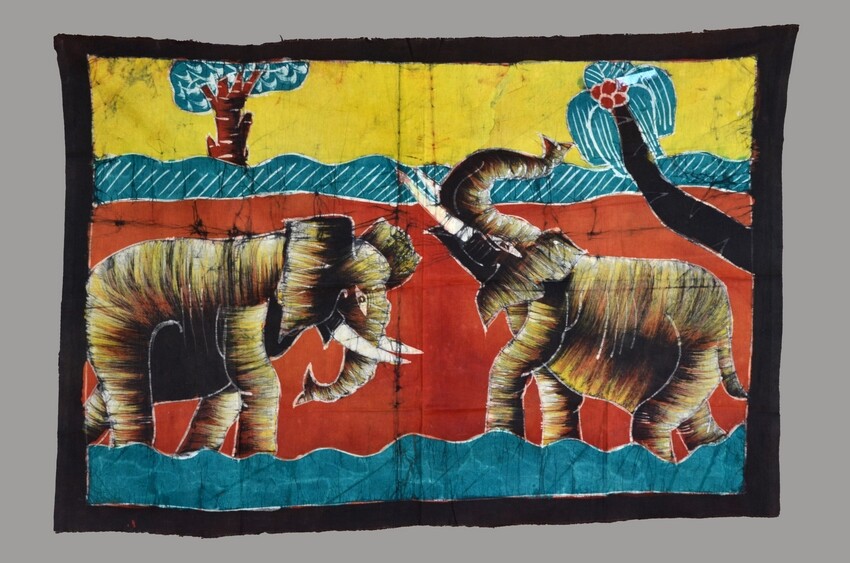 Tissu Batik Africain au Mètre en Coton Sénégalais pour Couture et Vêtement