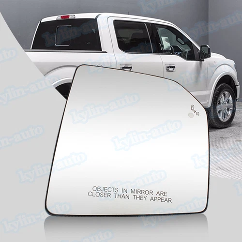 Heated Mirror Glass W/ Blind Spot For 2015-2020 Ford F-150 Right Passenger