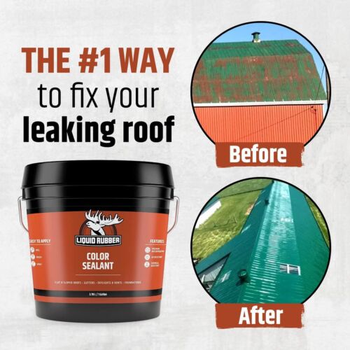 Liquid Rubber Color Sealant - Multi-Surface Leak Repair Indoor and Outdoor Co... - Picture 2 of 8