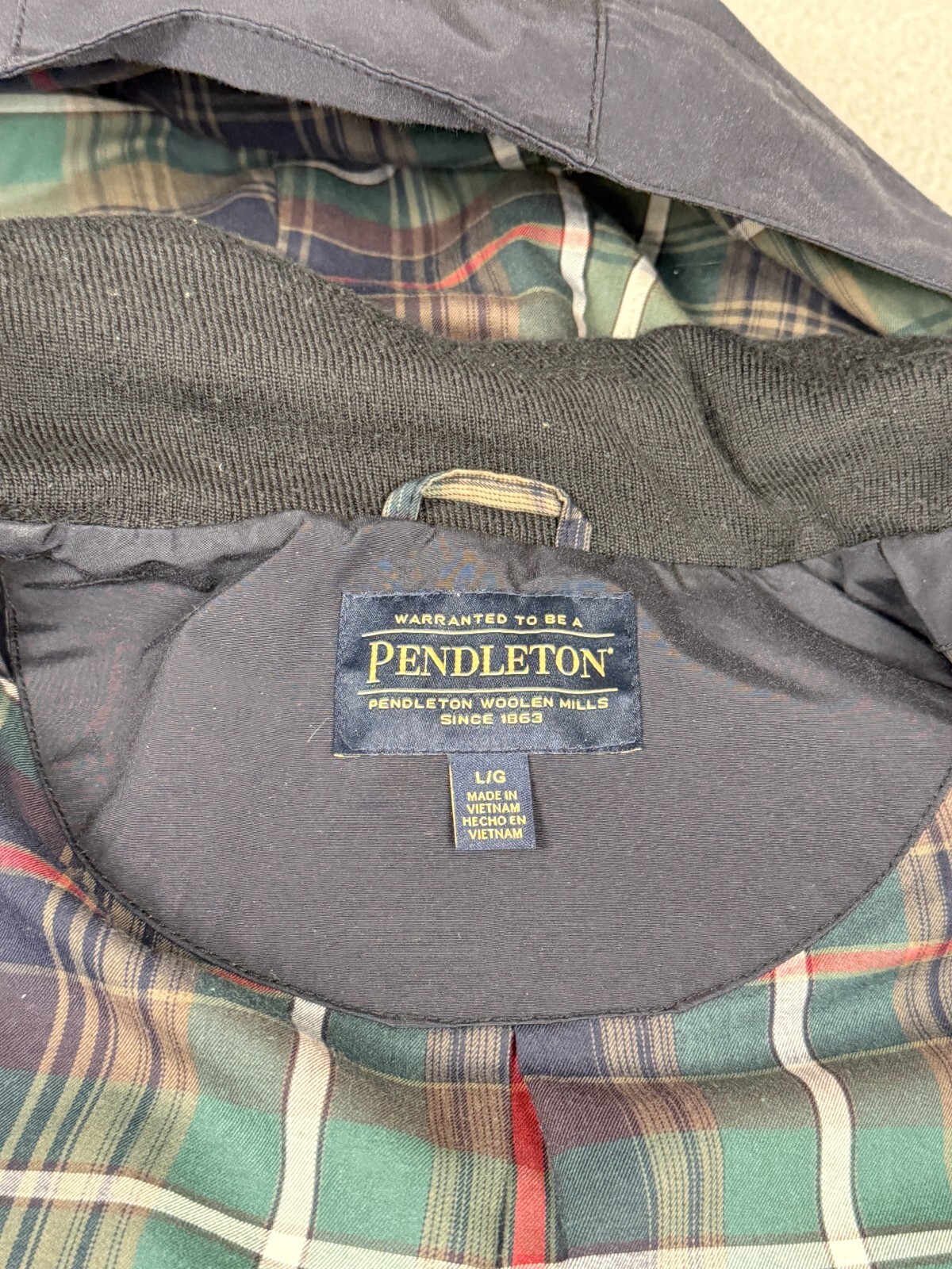 Pendleton Jacket Womens L Black Removeable Hood P… - image 10