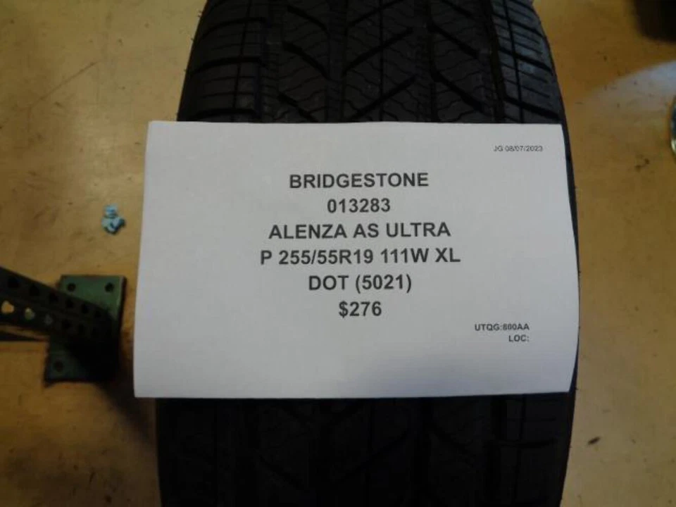 1 BRIDGESTONE ALENZA AS ULTRA P 255 55 19 111W XL ALL SEASON TIRE 013283 CQ2 - Imagem 2 de 4