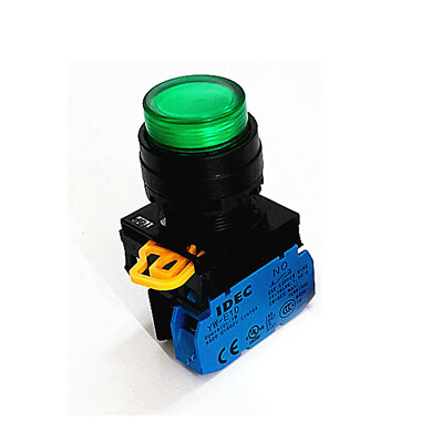 IDEC YW1L-M2E10Q4G Green Illuminated Button New 1PCS