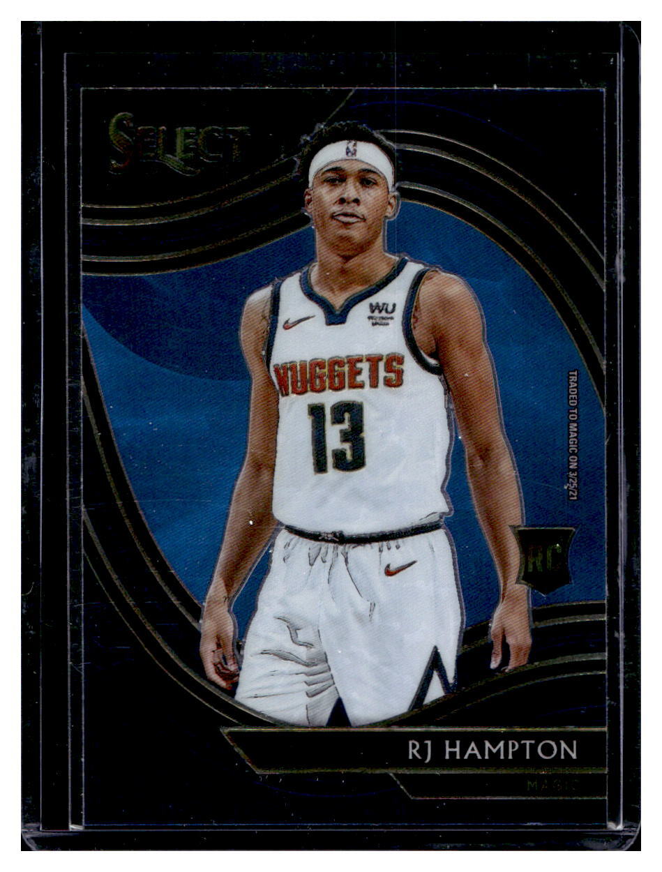 2020 Panini Select #277 RJ Hampton COurtside Blue Retail RC