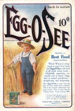 Egg O See Cereal Company - Back to Nature  -  1907 Original Advertisement