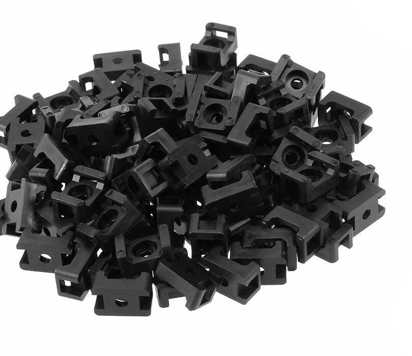 Base De Fixation Pour Câble En Nylon Noir Pour 3,6, 4,8, 7,6, 9,0mm - Photo 3/4