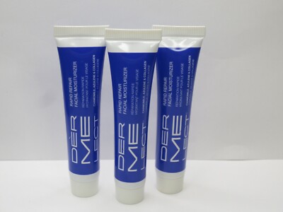 DERMELECT RAPID REPAIR FACIAL MOISTURIZER 0.5 OZ (LOT OF 3)