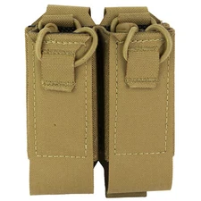Haley Strategic Partners Magazine Pouch Coyote Double Stack Mags Elastic Tab