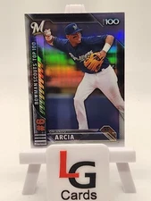2016 Bowman - Bowman Scouts' Top 100 #BTP-6 Orlando Arcia (RC) Brewers kk1