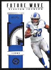 2019 Encased Future Wave Materials Gold 4 CLR Kerryon Johnson Jersey 4 colors