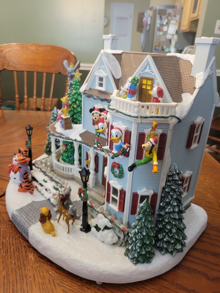 2022 COSTCO Christmas Decor Disney Animated Holiday House Lights Music