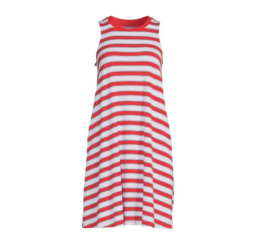 Time And Tru Women's Red Stripe Sleeveless Knit Dress W/Pockets Size XS (0-2) | eBay Time And Tru Women's Red Stripe Sleeveless Knit Dress W/Pockets Size XS (0-2) | eBay