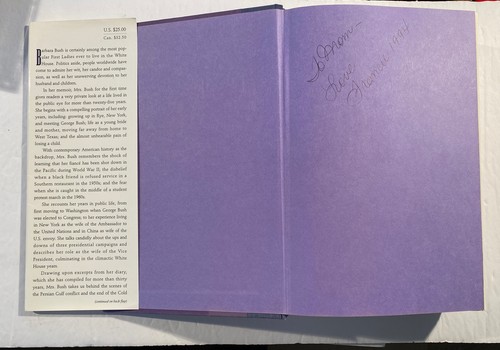 A Memoir Barbara Bush Hard Back 1994 - Foto 3 di 6
