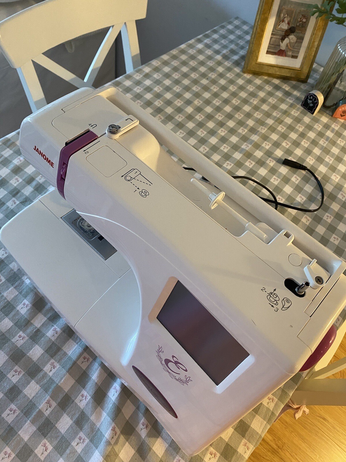 Janome Memory Craft 350E Computerised Embroidery Machine eBay