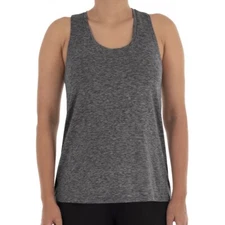 Athletic Works Womens Active Racerback Tank XL 16-18 New with Tags Grey Run Spin