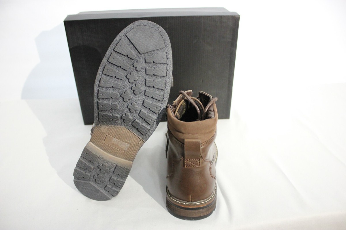 Mario Lopez Hugo Mens Size 13M Gray Lace-Up Two-Tone Casual Sam Ankle Boots Mario Lopez Men main image 2