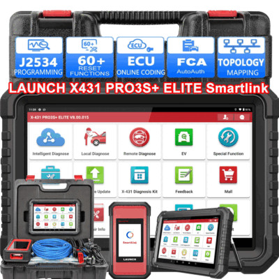 2026 LAUNCH X431 PRO3S+ ELITE PRO5 OBD2 Diagnosegerät J2534 ECU Programmier IMMO