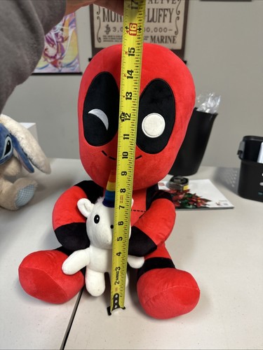 Kidrobot HugMe Marvel Deadpool with Unicorn Plush Hero 16" Inch Figure Vibrating - Picture 6 of 6