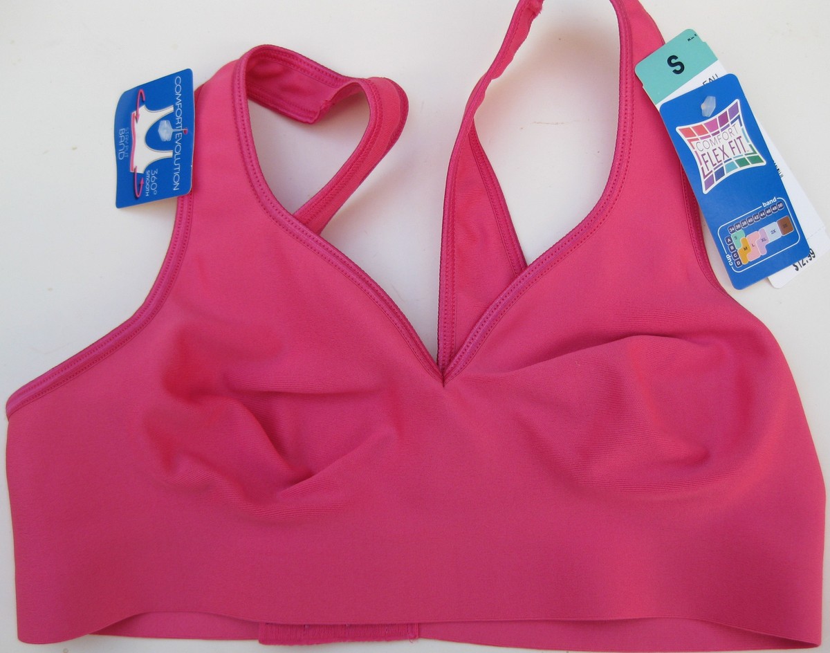 New Hanes Comfort Evolution SmoothTec™ Wirefree Knit Bra G796 Sz S