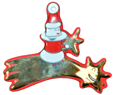 ALESSI Christmas Ornament Catch a Falling Star AMGI27 by Massimo Giacon NIB