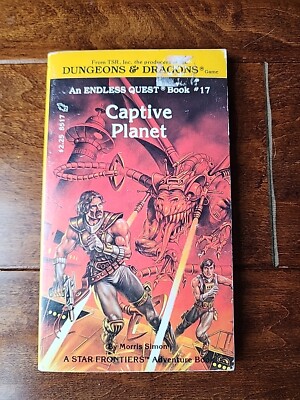 Captive Planet Morris Simon A Star Frontiers Endless Quest Adventure #17 PB