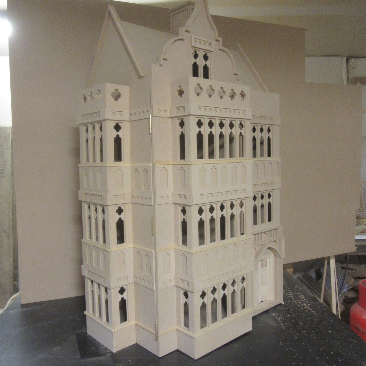 ドールハウス　ハンドメイド1/12　NO.73　✩Christmas✩ ChristmasDollHouse_Group3_1wat