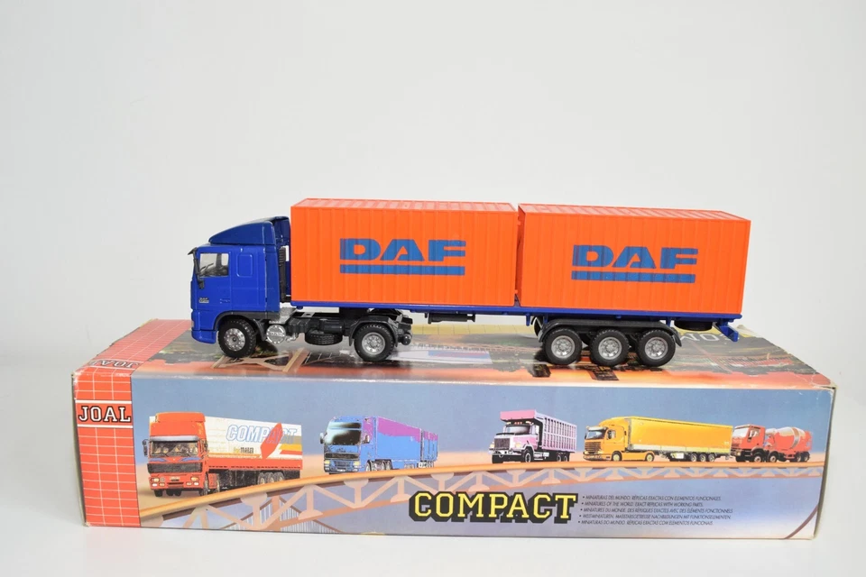 B17 1:50 348 JOAL DAF 95 XF 95XF LKW WITH TRAILER CONTAINER DISPLAY - Bild 2 von 4