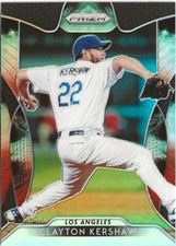 2019 Panini Prizm Clayton Kershaw #98 Cosmic Haze Prizm SP Los Angeles Dodgers