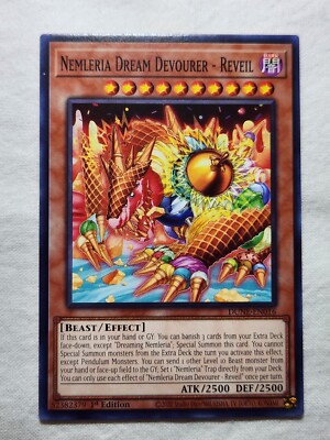 Yugioh! Nemleria Dream Devourer - Reveil DUNE-EN016 Common 1st Edition - MINT