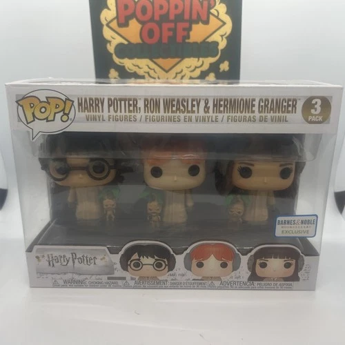 *Vaulted* Harry Potter: Herbology Harry, Ron & Hermione 3 Pack Funko Pop!