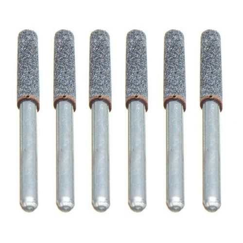 6PCS 5/32 Diamond Grinding Stone Tools For 12V Chainsaw Chain Sharpener ...