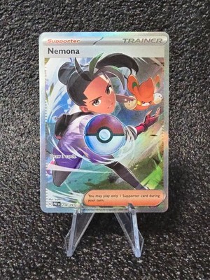Pokémon TCG Nemona Paldean Fates Holo Card 238/091 Special Illustration Rare NM