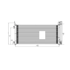 CND4892 New Replacement A/C Condenser Fits 2015-2019 Lexus NX300H