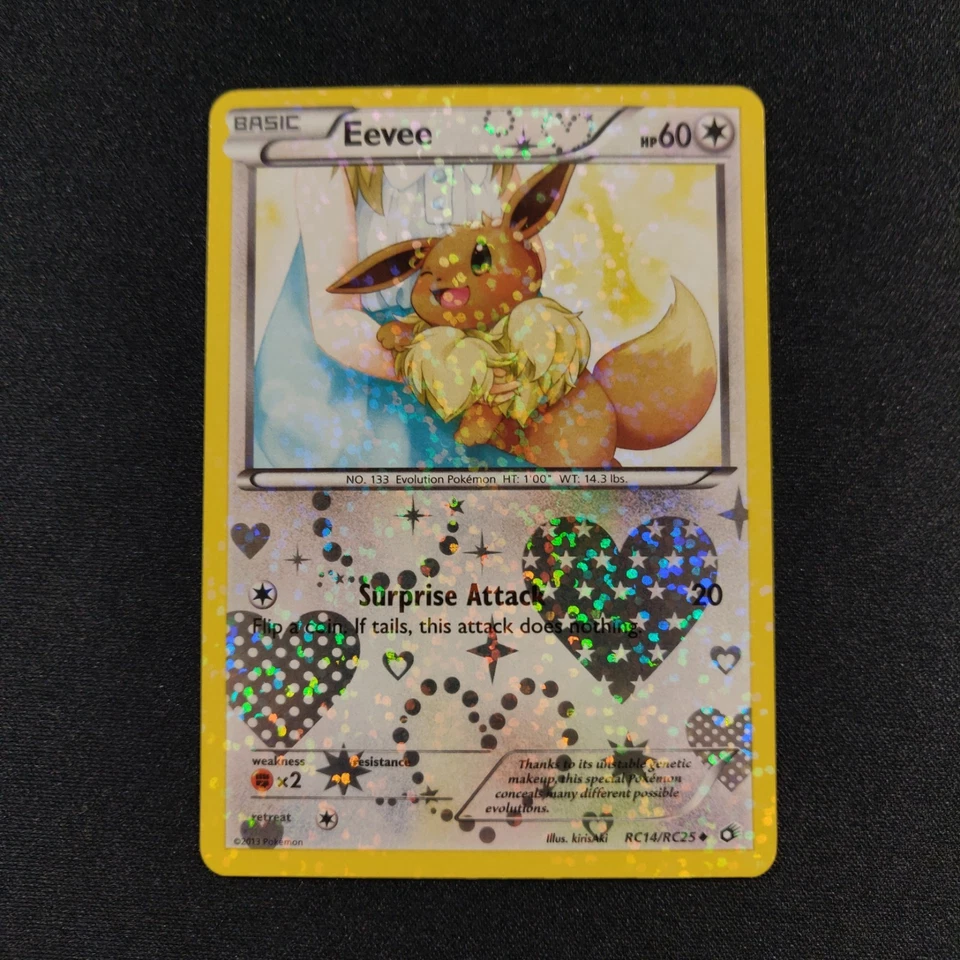 Eevee RC14/RC25 Legendary Treasures: Radiant Collection Holo Pokemon Tcg Card MP - Image 3 of 3