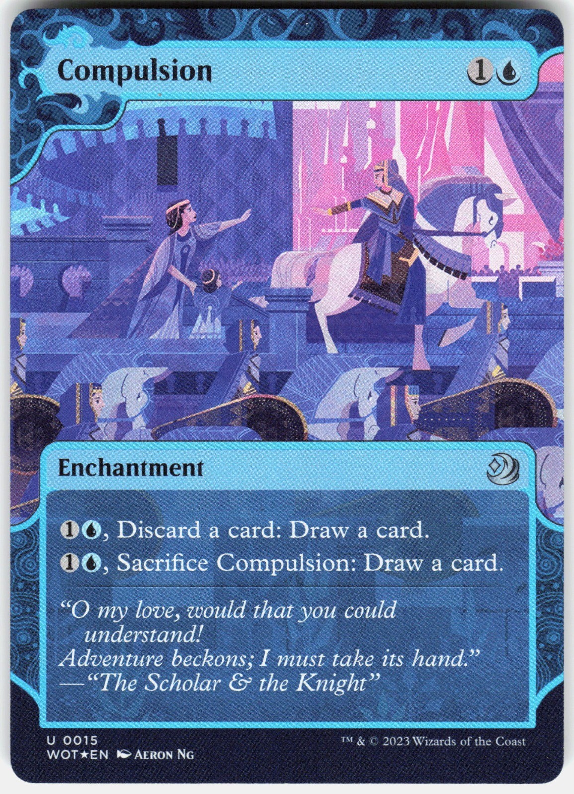 Compulsion Foil U Wilds of Eldraine: Enchanting Tales 15 LP