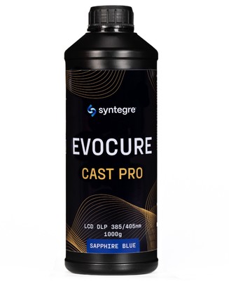 Resin Evocure CAST PRO 1kg Sapphire Blue