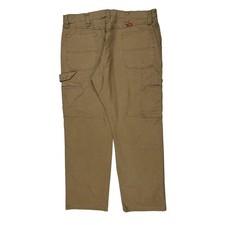 Wrangler Double Knee Carpenter Pants - 38W 30L Khaki Cotton