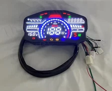 Universal LED LCD Motorcycle  Gauge Cluster Suzuki GSXR600 GSXR750 GSXR1000 GSX