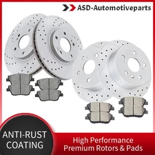 Front Rear Rotors Disc Brake Pads for 2011 - 2014 2015 Hyundai Sonata Kia Optima