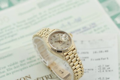 Rolex Datejust 69178 Gelbgold Papiere