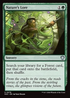 *MtG: Nature's Lore - Commander Secrets of Strixhaven UC - magicman*