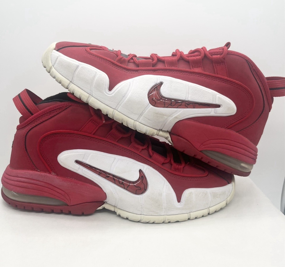 PreOwned- Size 11- Nike Air Max Penny University Red 685153-600 NO BOX
